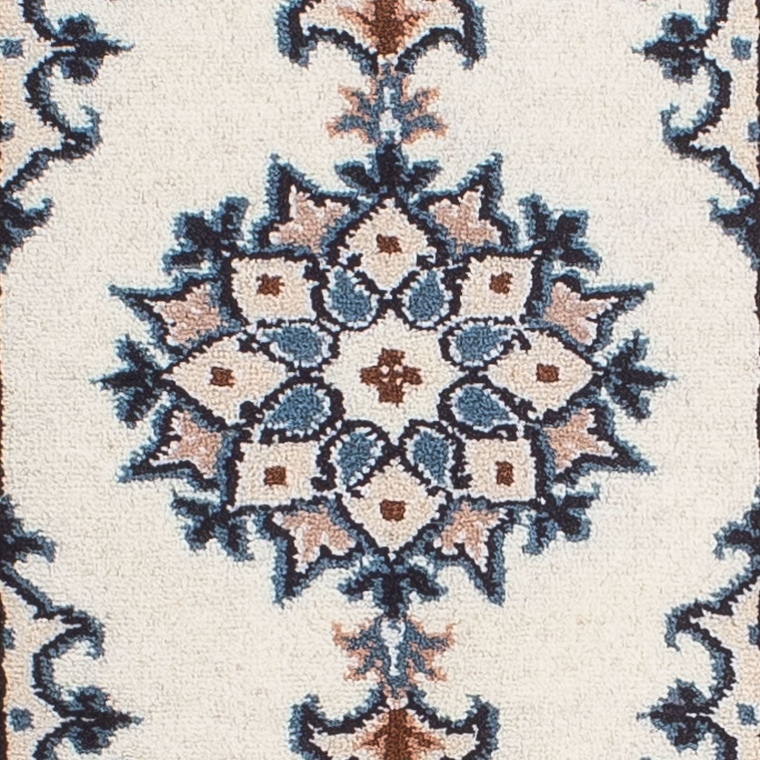 Tapis persan - Nain - 60 x 40 cm - beige