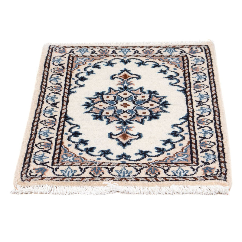 Tapis persan - Nain - 60 x 40 cm - beige