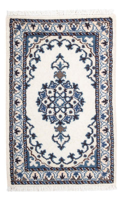 Tapis persan - Nain - 60 x 40 cm - crème