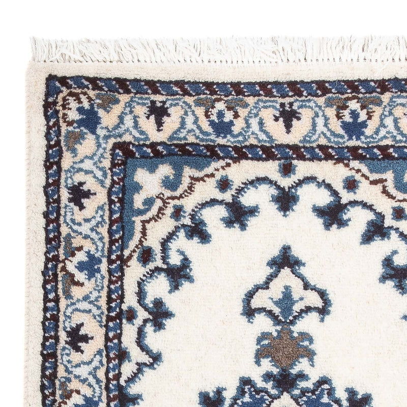 Tapis persan - Nain - 60 x 40 cm - crème