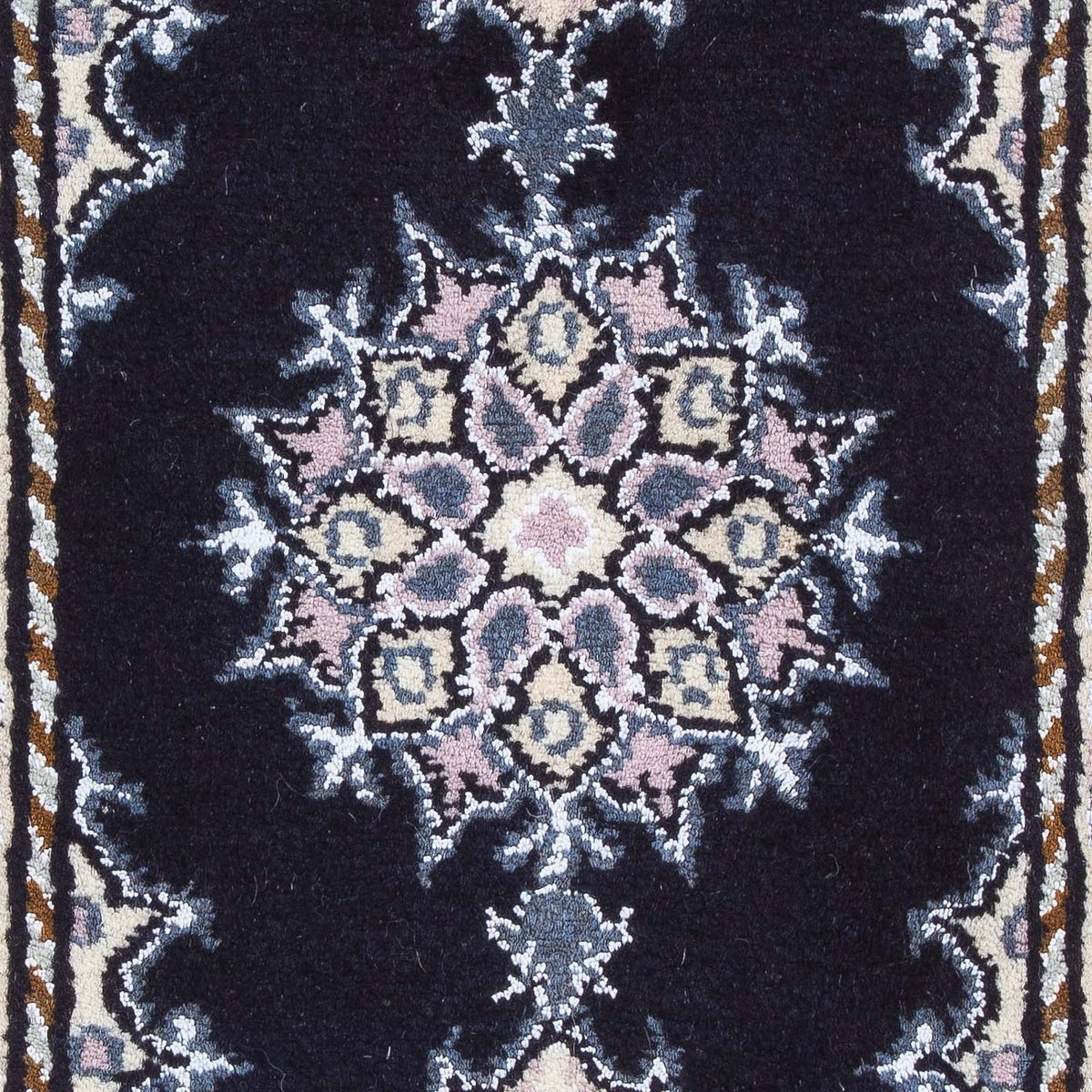 Tapis persan - Nain - 60 x 40 cm - bleu foncé