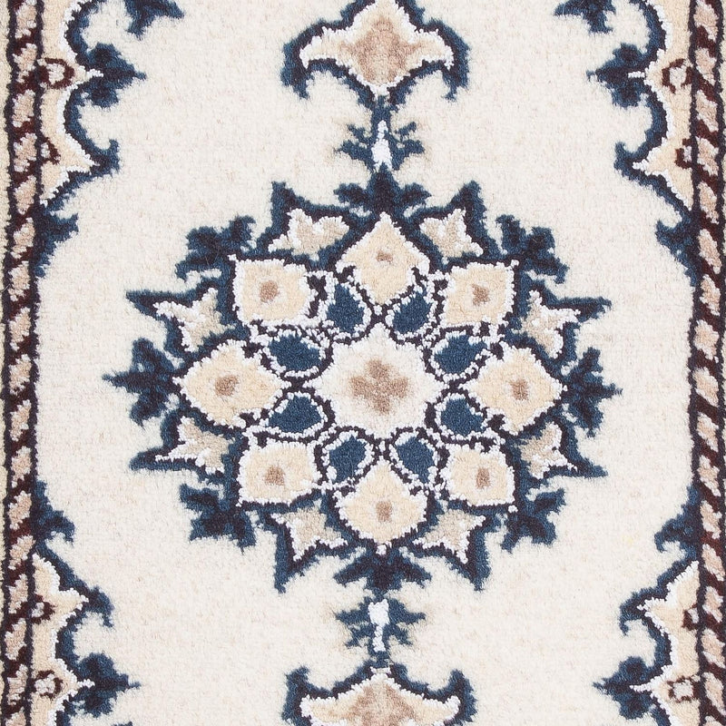 Tapis persan - Nain - 60 x 40 cm - crème
