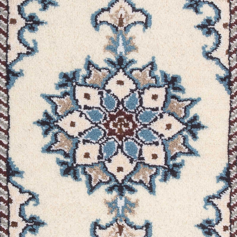 Tapis persan - Nain - 60 x 40 cm - crème