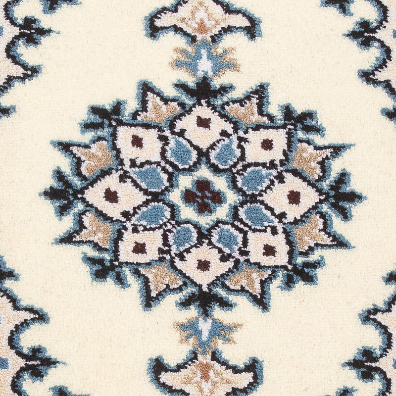 Tapis persan - Nain - 60 x 40 cm - crème