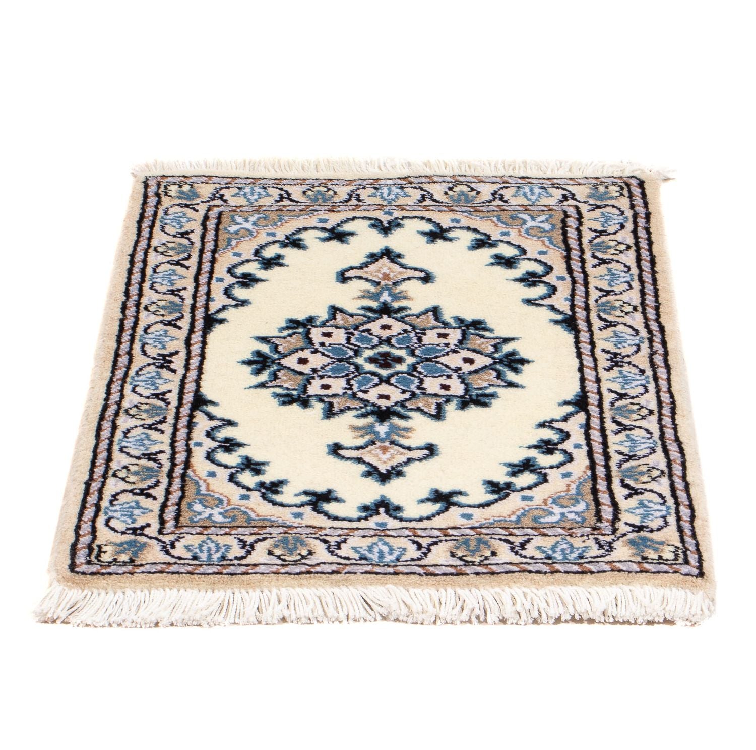 Tapis persan - Nain - 60 x 40 cm - beige