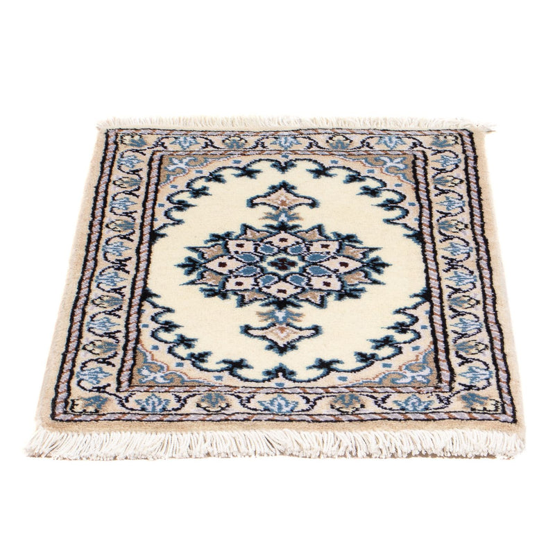 Tapis persan - Nain - 60 x 40 cm - beige