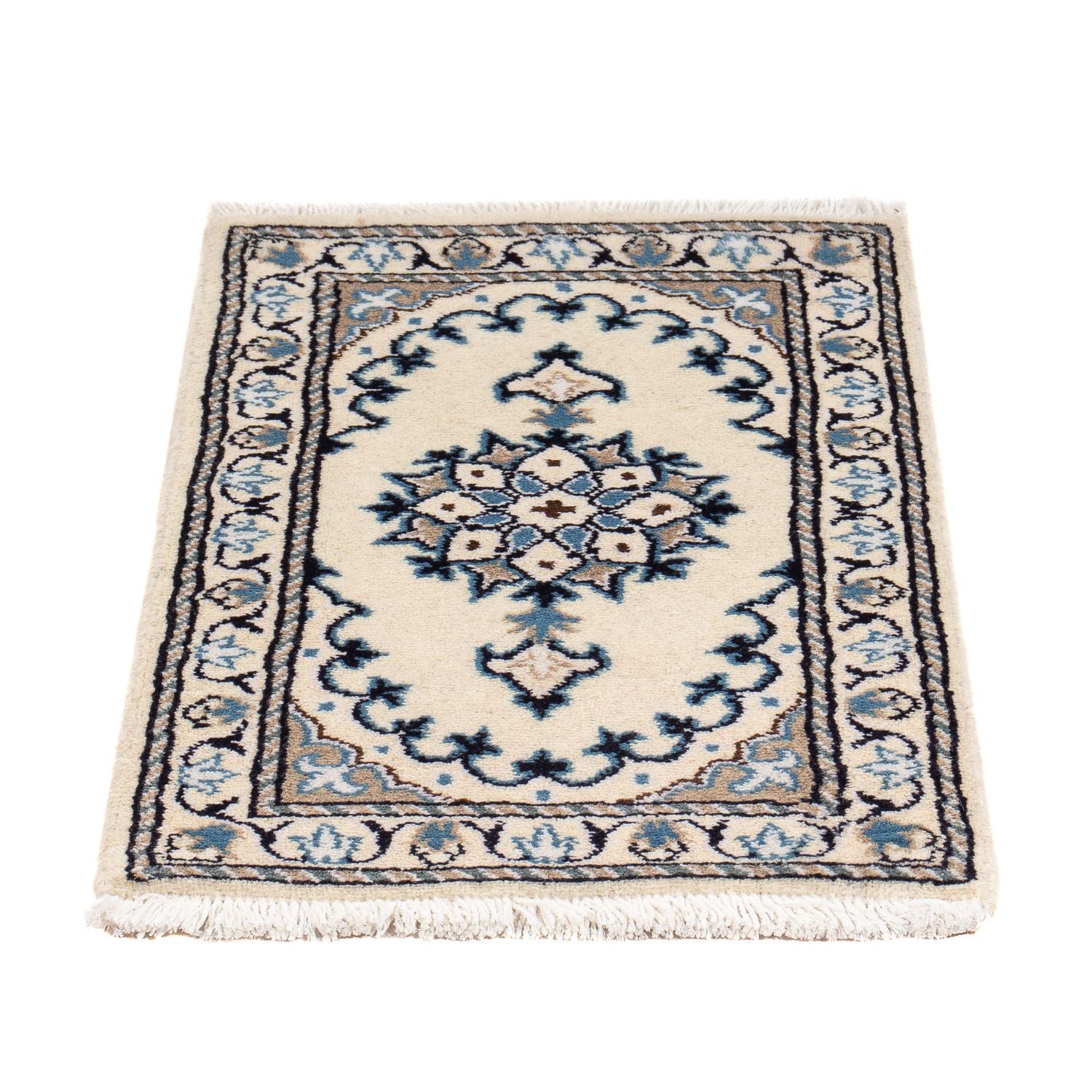 Tapis persan - Nain - 60 x 40 cm - beige