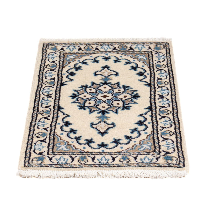 Tapis persan - Nain - 60 x 40 cm - beige