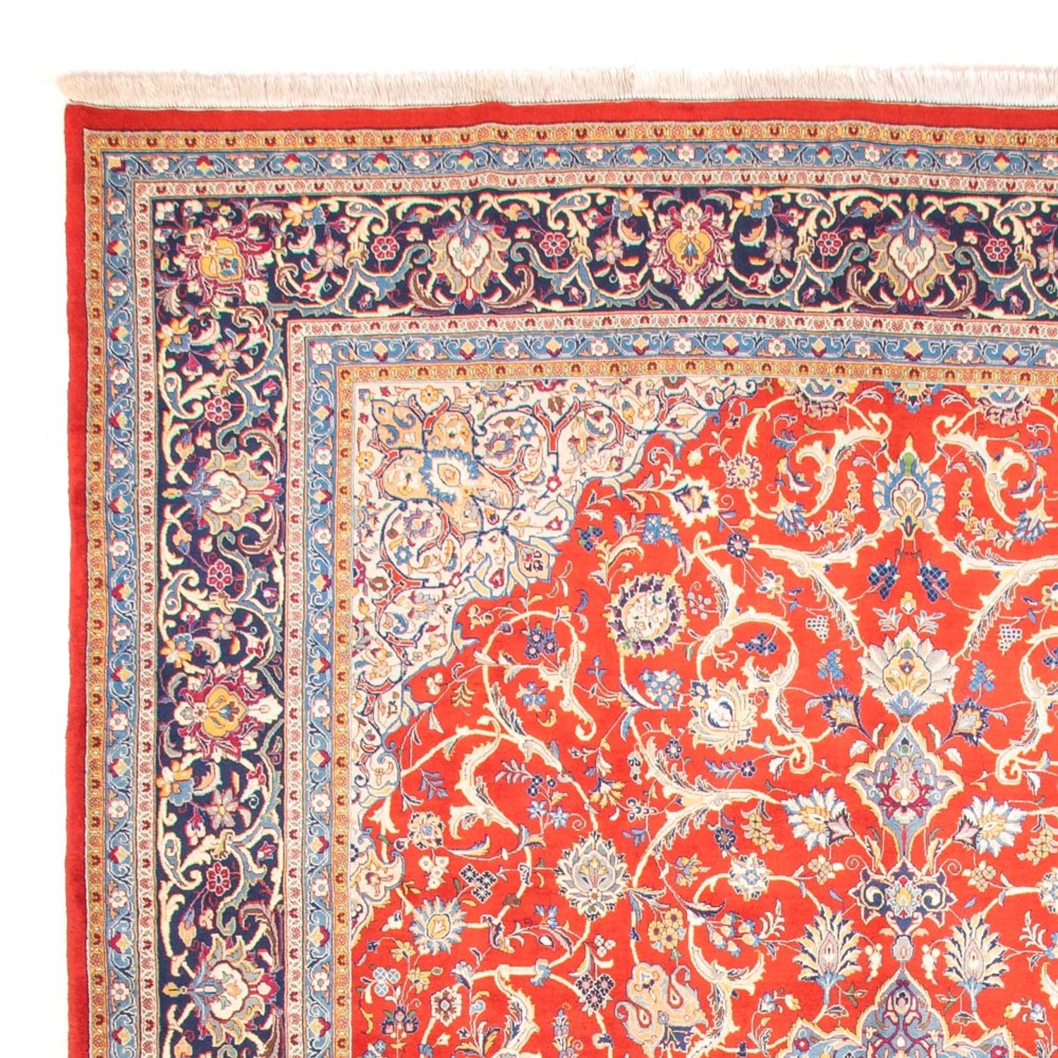 Tapis persan - Isfahan - Premium - 461 x 338 cm - rouge