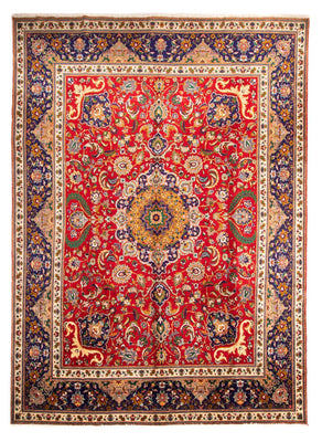 Tapis persan - Tabriz - 390 x 289 cm - rouge