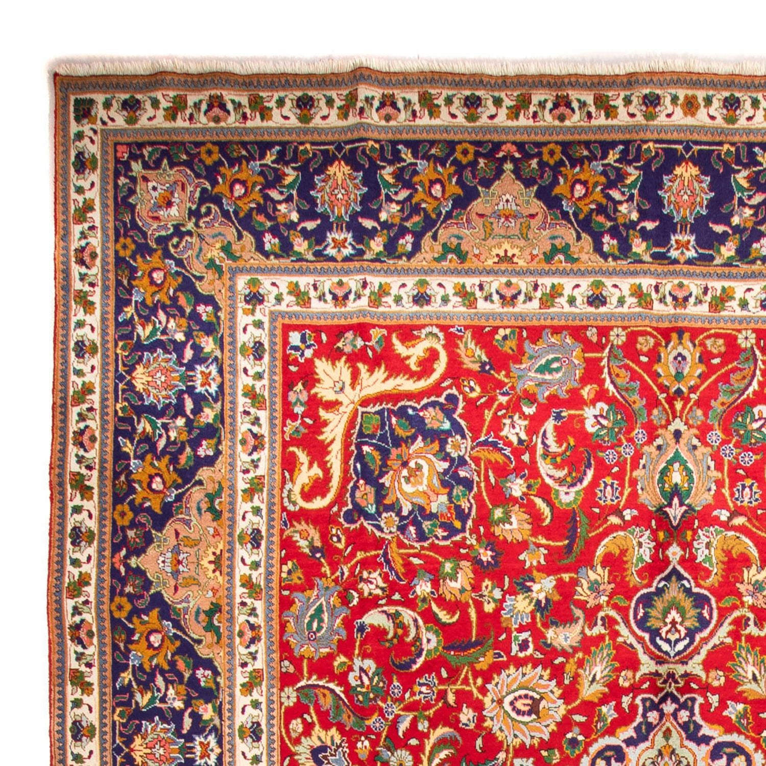 Tapis persan - Tabriz - 390 x 289 cm - rouge