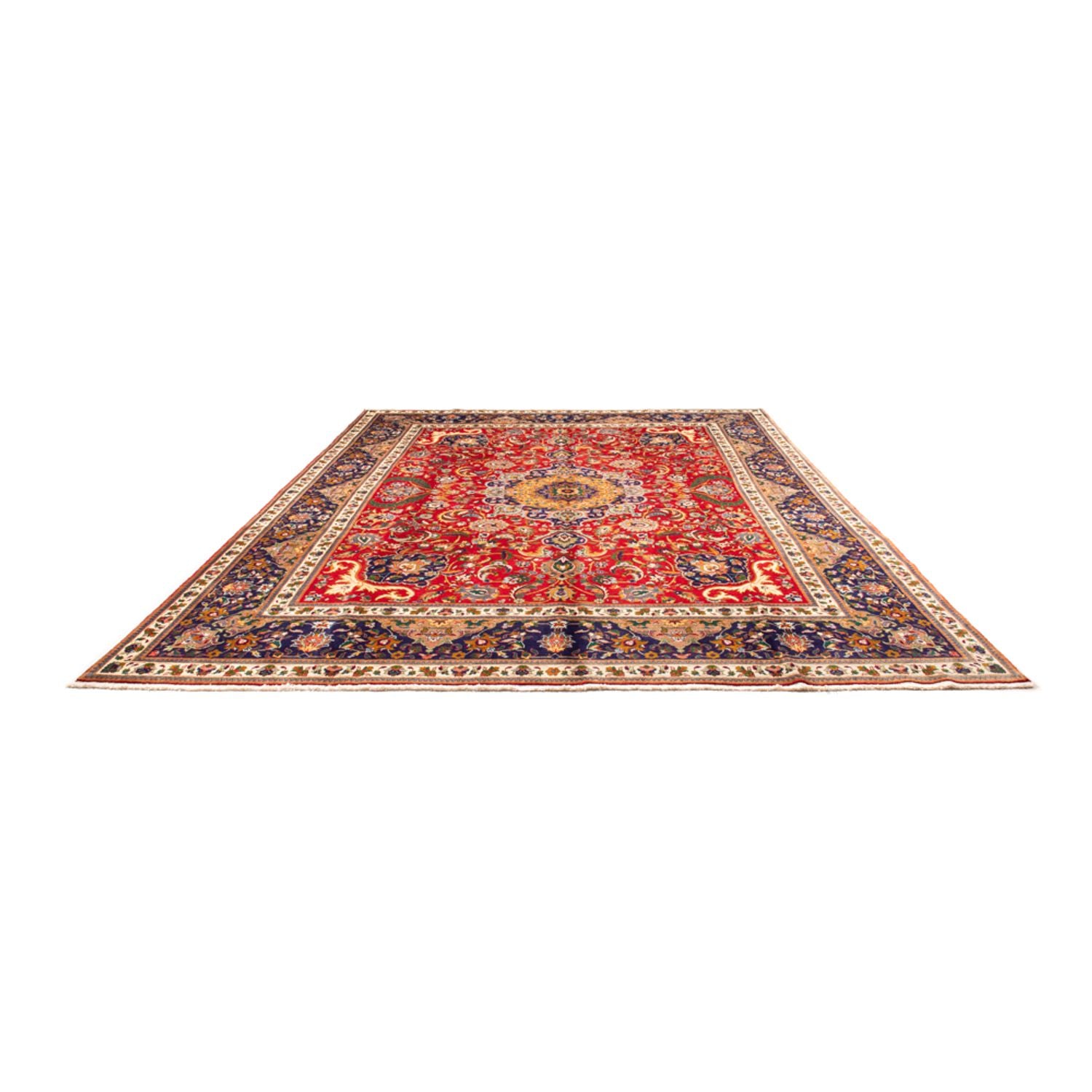 Tapis persan - Tabriz - 390 x 289 cm - rouge