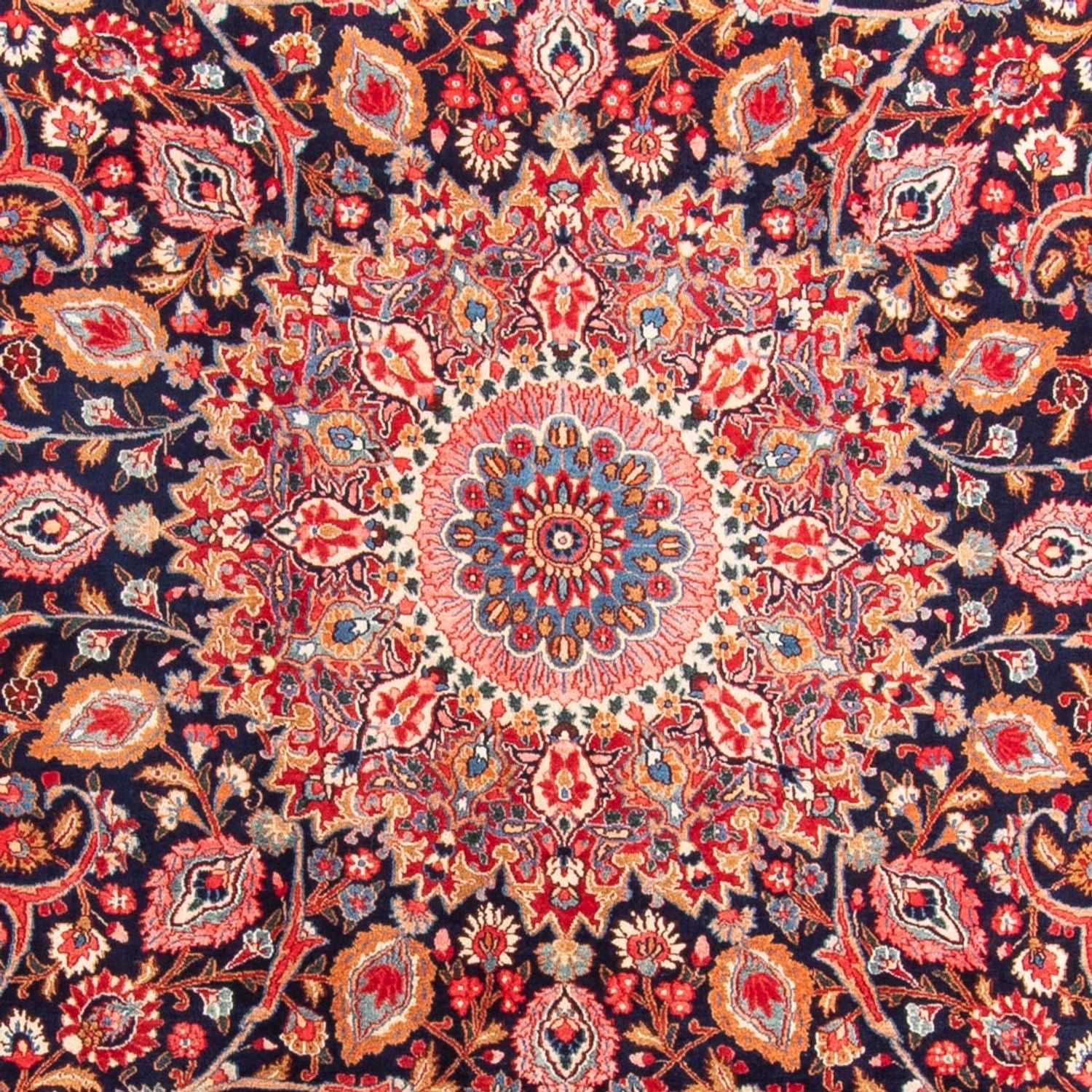Tapis persan - Classique - 303 x 200 cm - bleu foncé