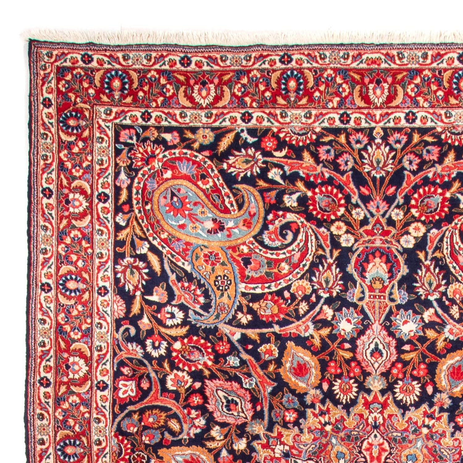 Tapis persan - Classique - 303 x 200 cm - bleu foncé
