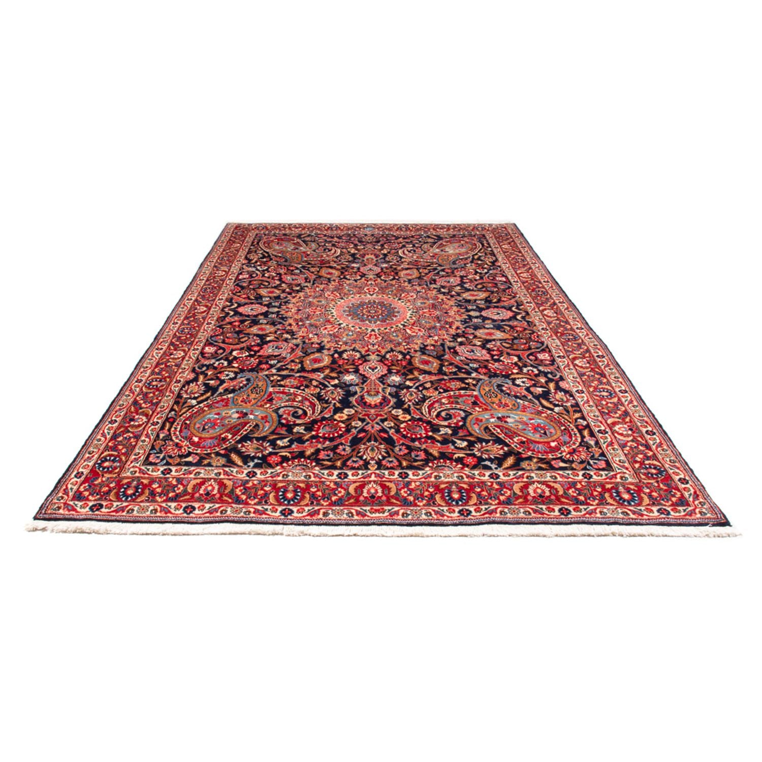Tapis persan - Classique - 303 x 200 cm - bleu foncé