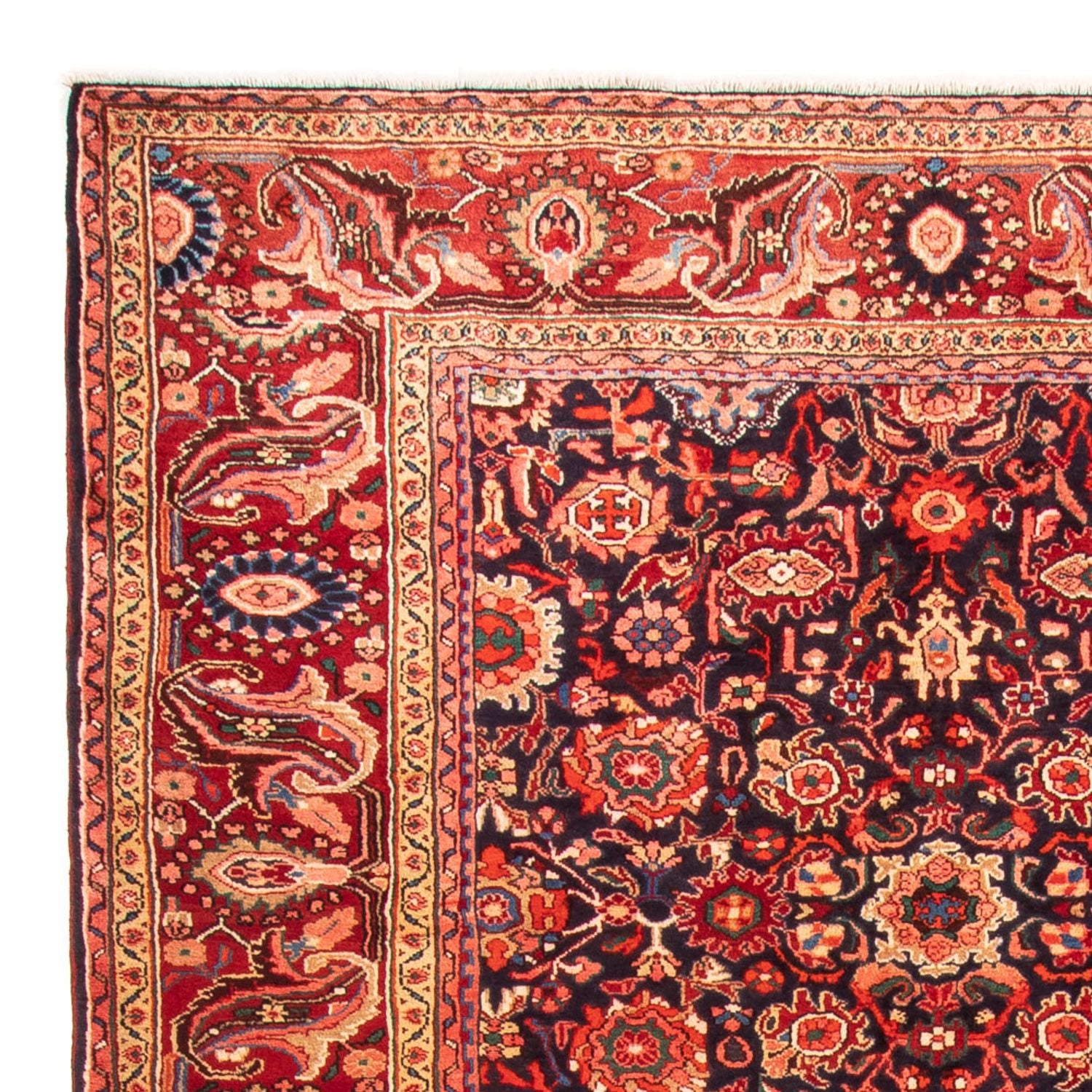 Tapis persan - Nomadic - 323 x 220 cm - bleu foncé