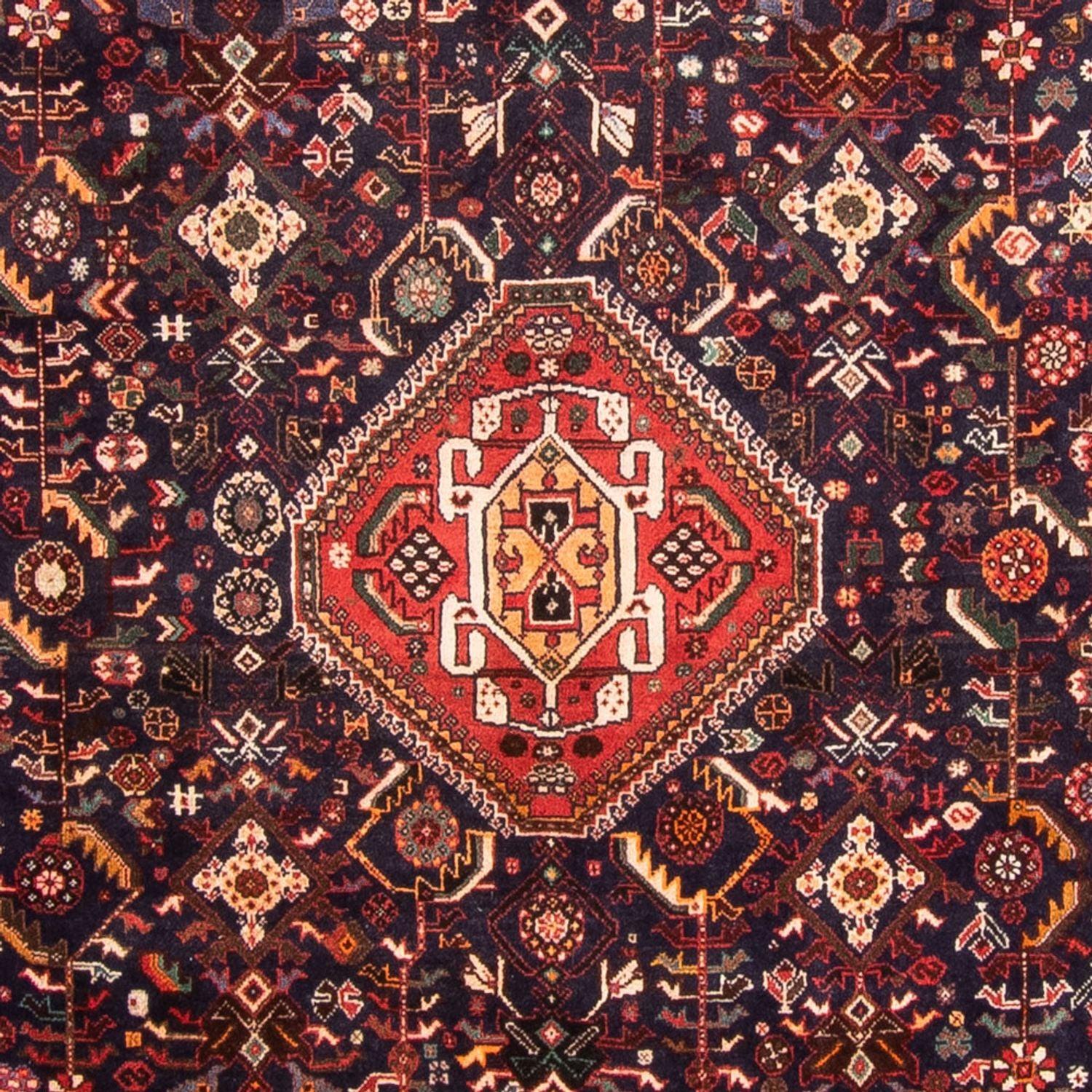 Tapis persan - Nomadic - 285 x 185 cm - bleu foncé