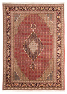 Tapis persan - Tabriz - Royal - 300 x 200 cm - rouge