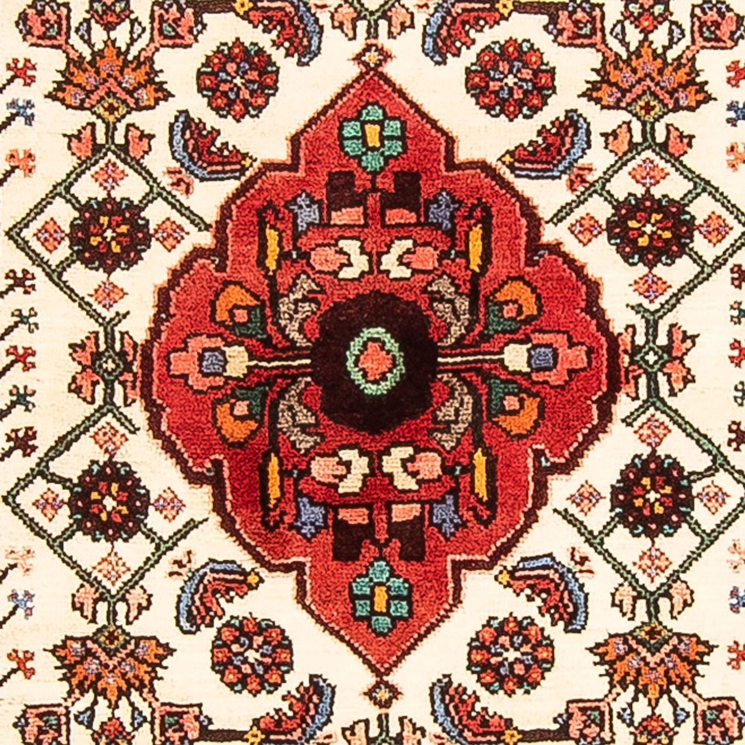 Tapis de couloir Tapis persan - Nomadic - 305 x 103 cm - beige