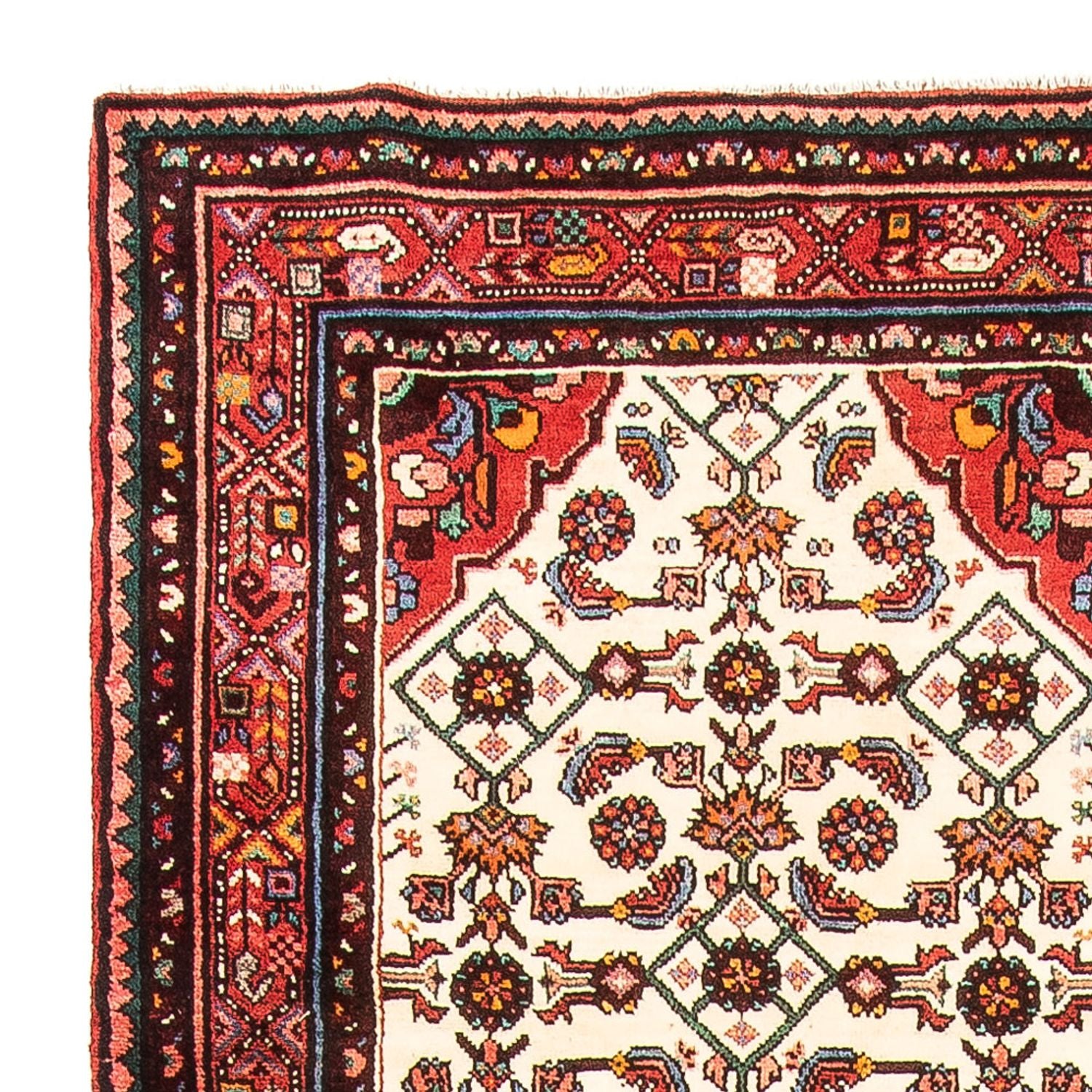Tapis de couloir Tapis persan - Nomadic - 305 x 103 cm - beige