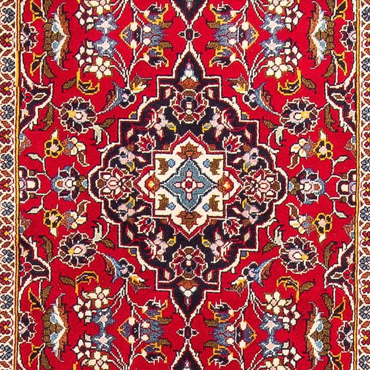 Tapis de couloir Tapis persan - Keshan - 312 x 100 cm - rouge