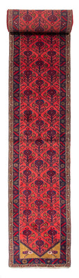 Tapis de couloir Tapis persan - Nomadic - 688 x 83 cm - rouge