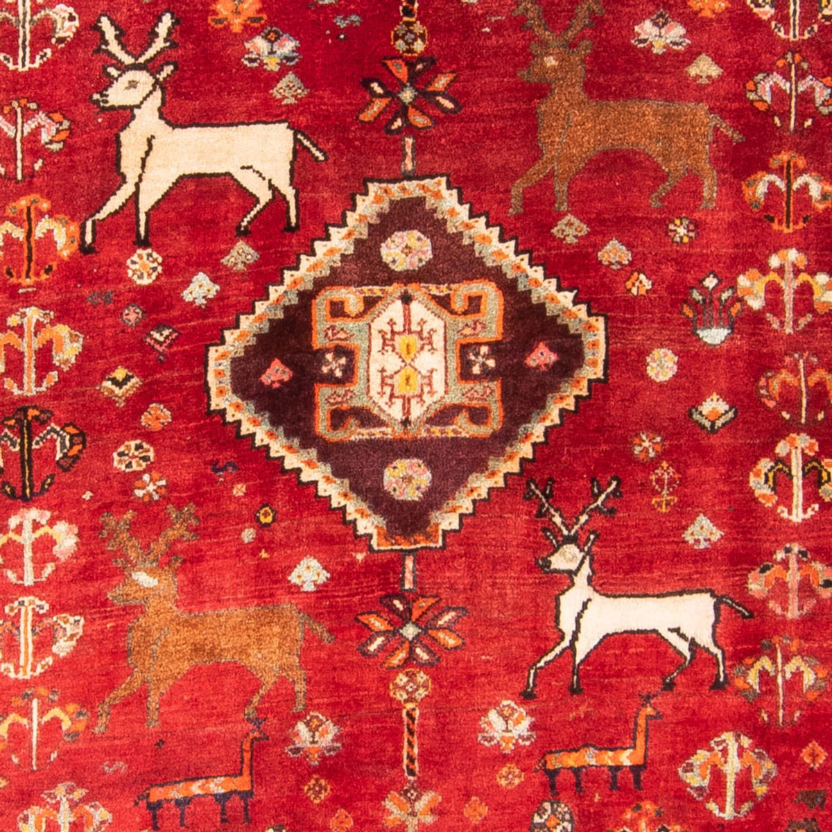 Tapis persan - Nomadic - 174 x 115 cm - rouge