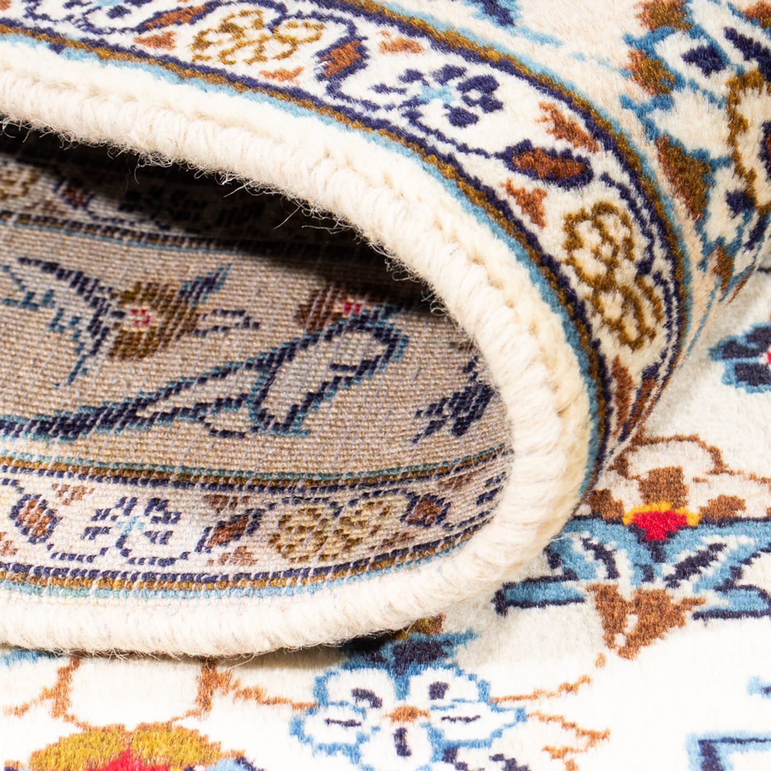 Tapis persan - Keshan - 154 x 96 cm - beige