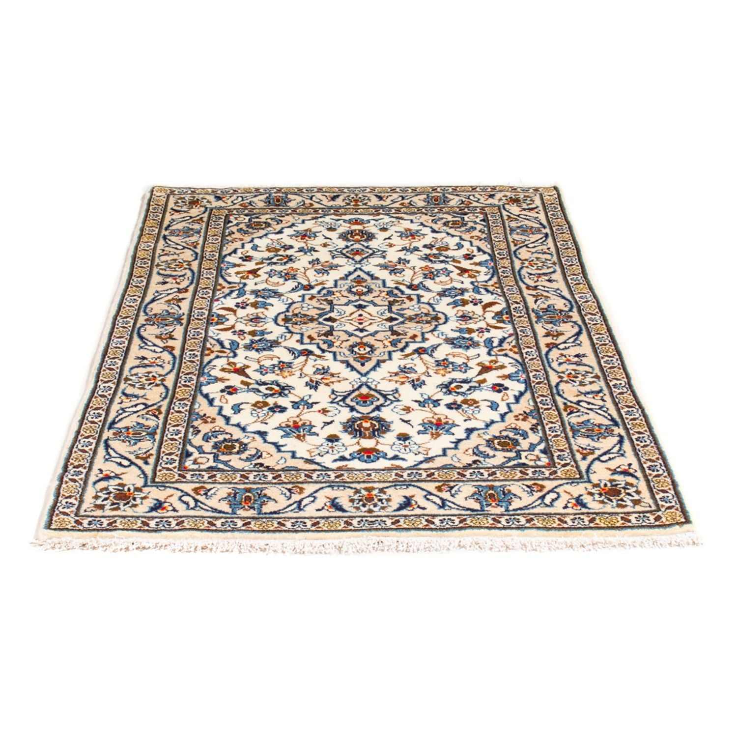 Tapis persan - Keshan - 154 x 96 cm - beige