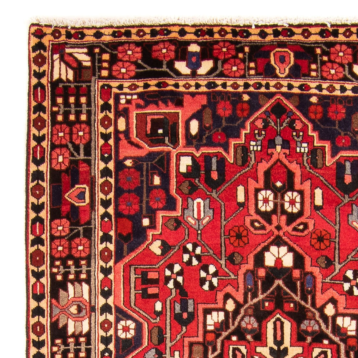 Tapis persan - Nomadic - 160 x 112 cm - rouge