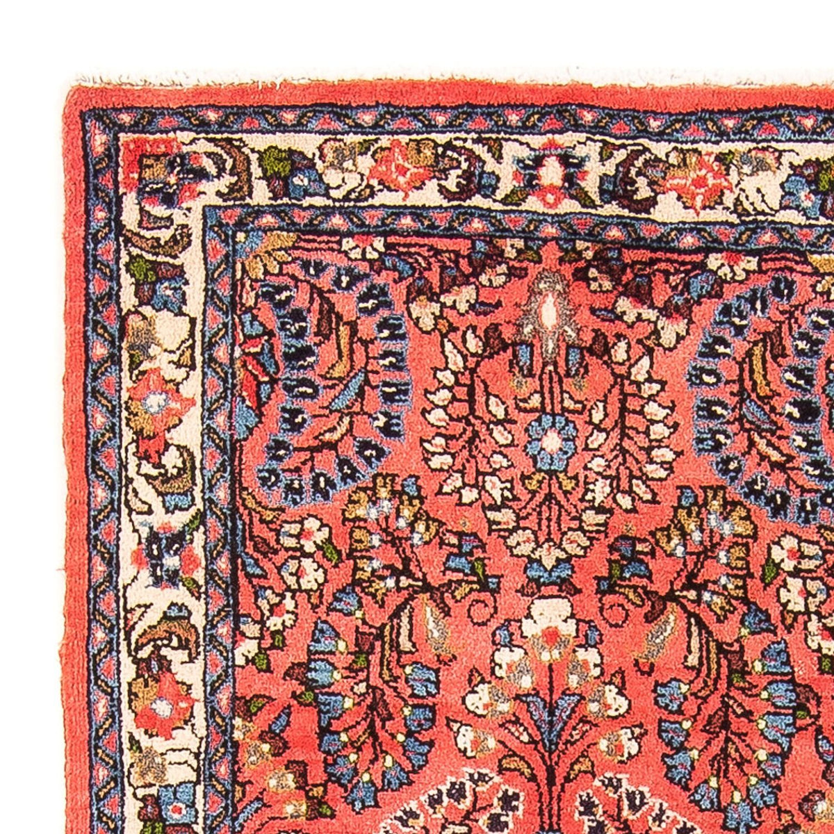 Tapis persan - Classique - 148 x 69 cm - rouge