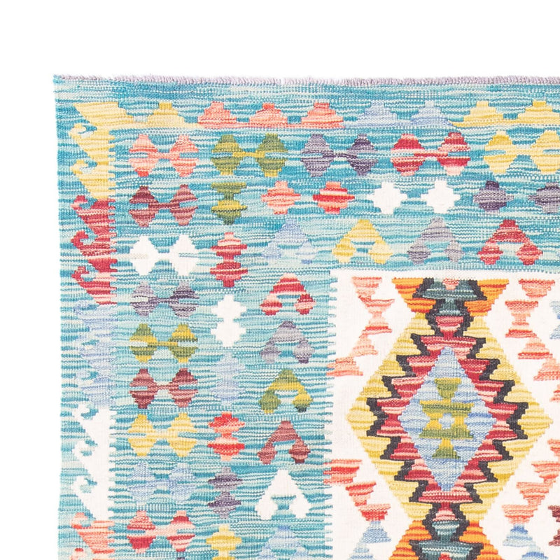 Tapis Kelim - Splash - 251 x 182 cm - multicolore