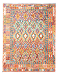 Tapis Kelim - Splash - 248 x 200 cm - multicolore