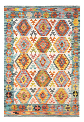 Tapis Kelim - Splash - 182 x 126 cm - multicolore