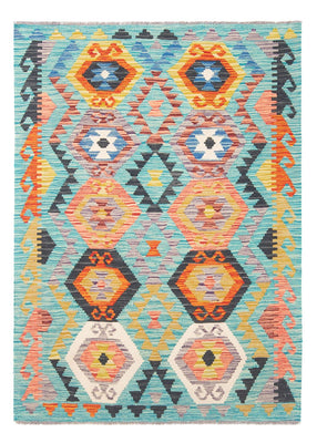 Tapis Kelim - Splash - 170 x 118 cm - multicolore
