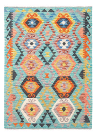 Tapis Kelim - Splash - 170 x 118 cm - multicolore