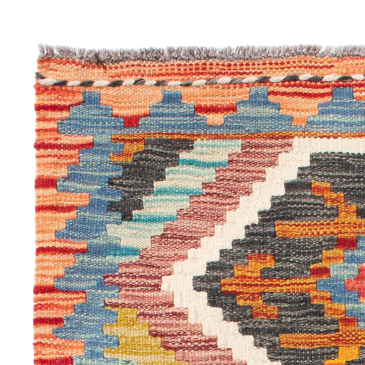 Tapis Kelim - Splash - 92 x 63 cm - multicolore