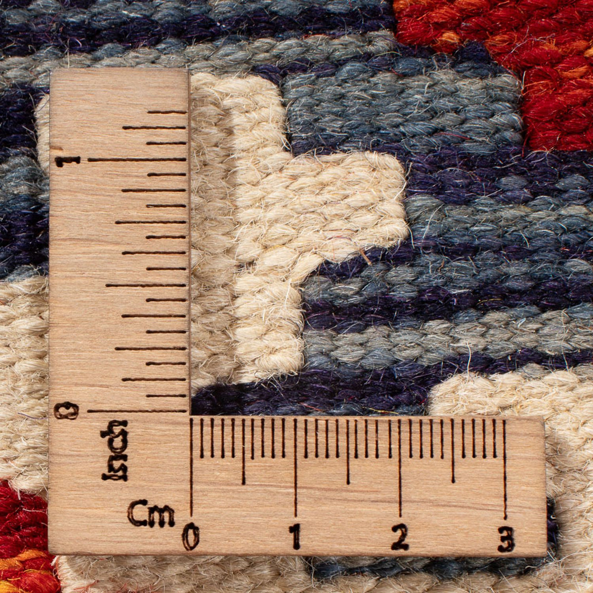 Tapis Kelim - Splash - 90 x 60 cm - multicolore