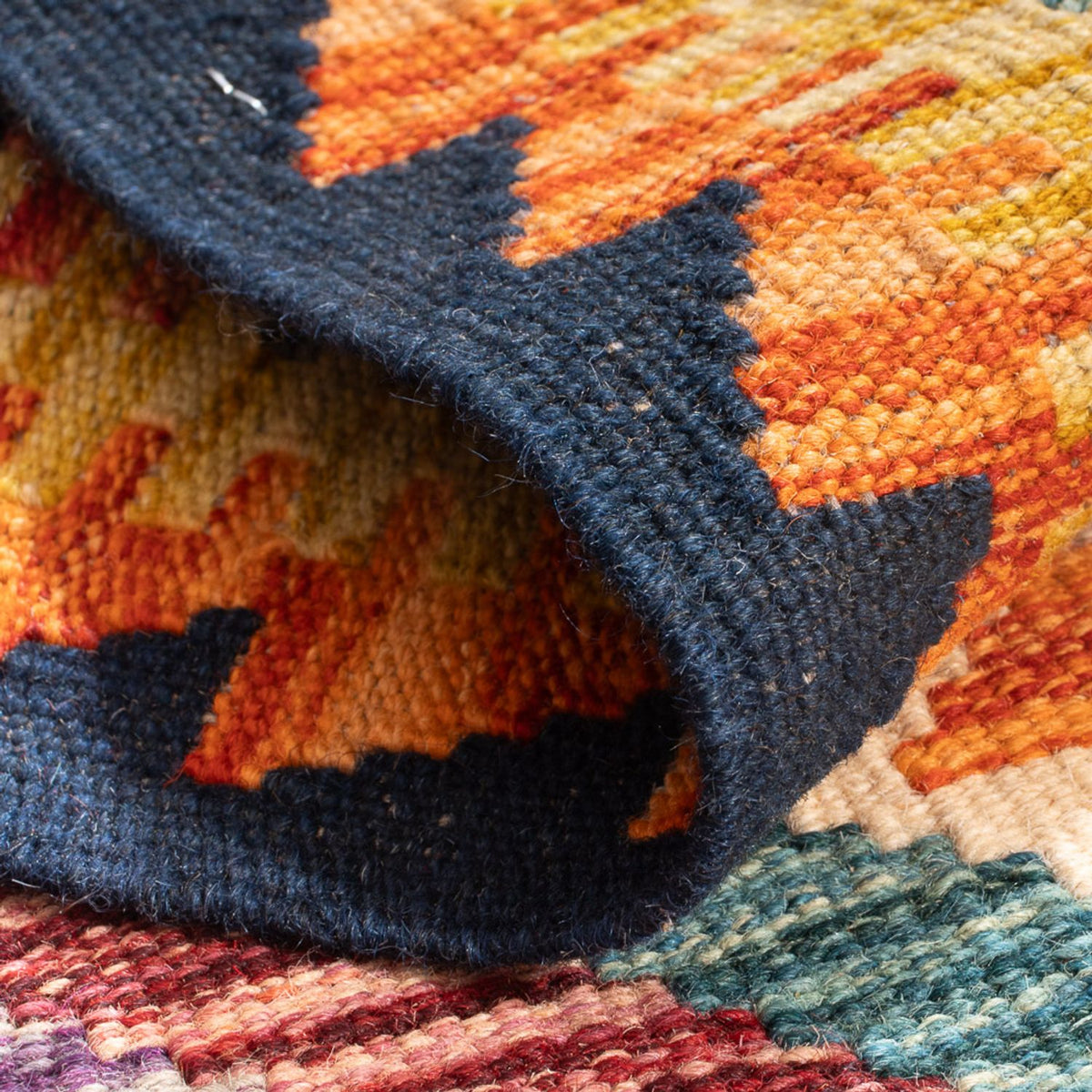 Tapis Kelim - Splash - 85 x 62 cm - multicolore