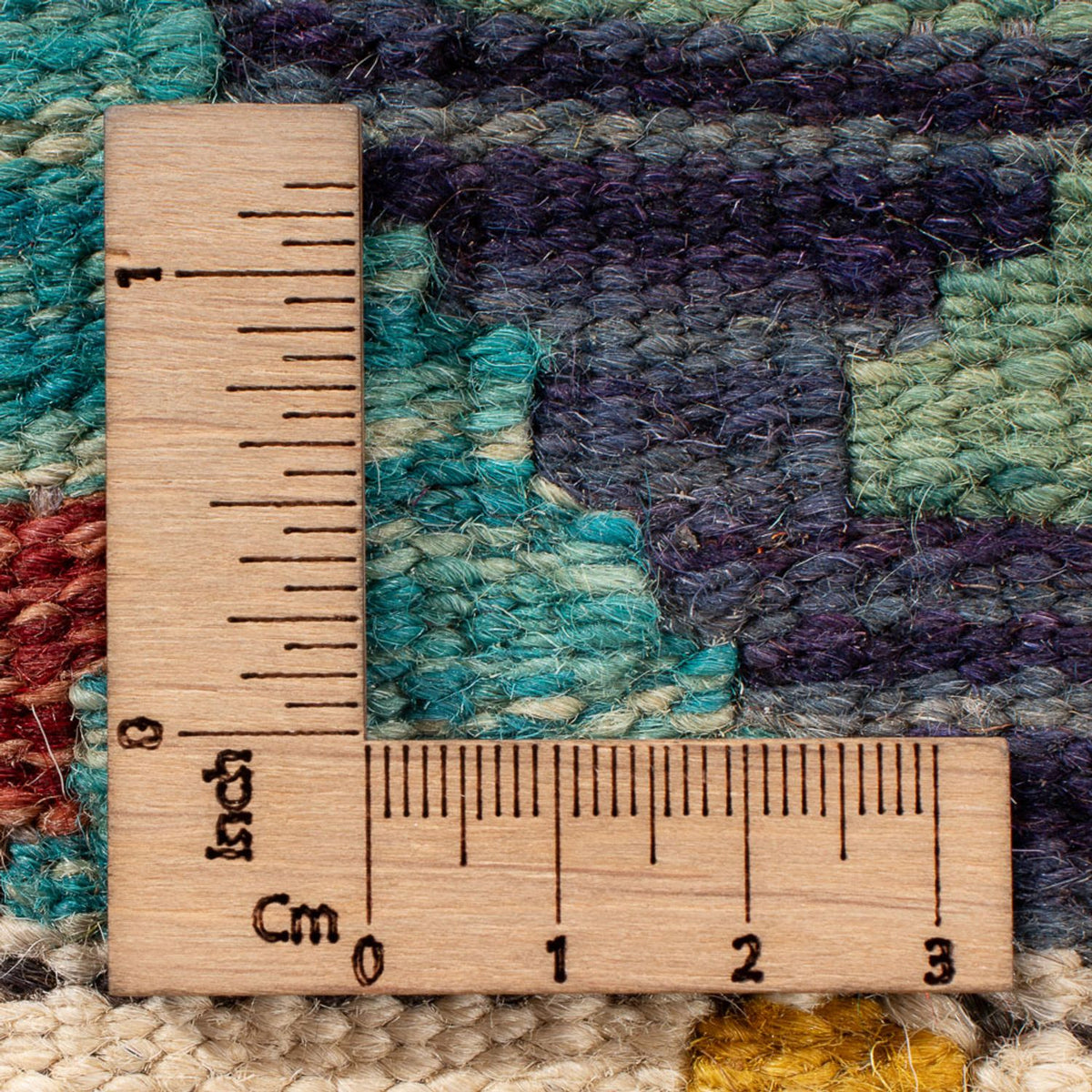 Tapis Kelim - Splash - 84 x 62 cm - multicolore