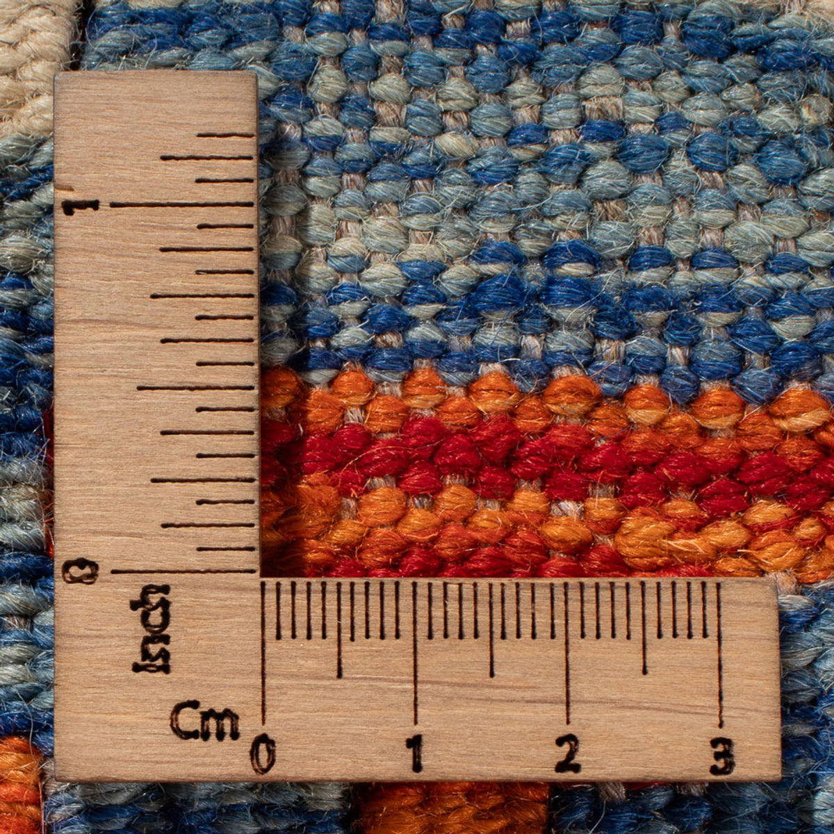 Tapis Kelim - Splash - 93 x 65 cm - multicolore