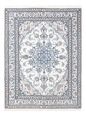 Tapis persan - Nain - 206 x 144 cm - crème