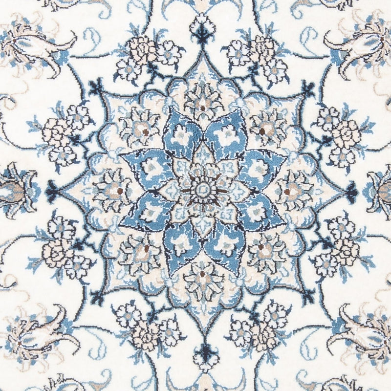 Tapis persan - Nain - 206 x 144 cm - crème