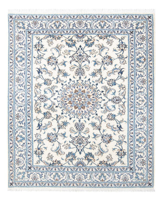 Tapis persan - Nain - 194 x 147 cm - crème