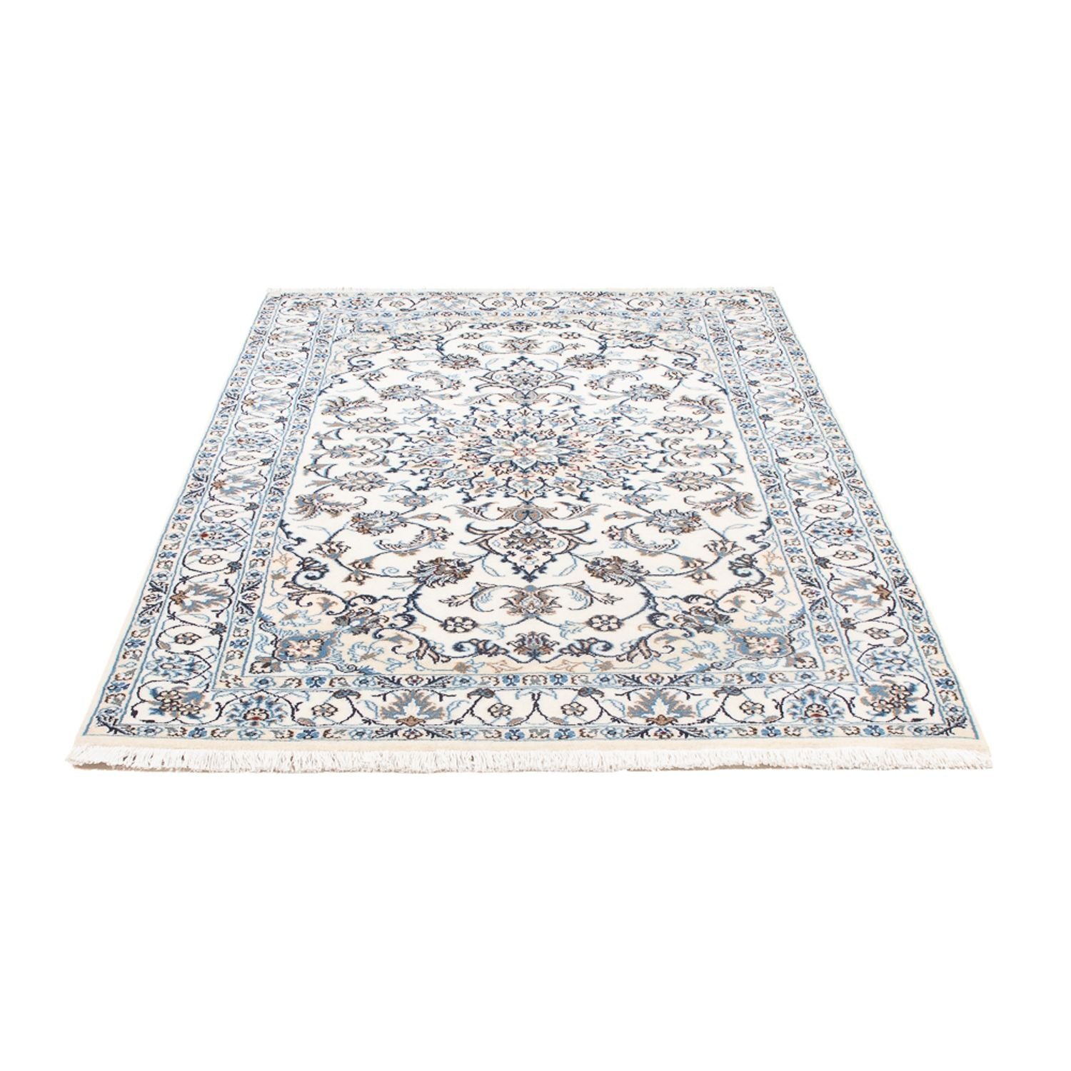 Tapis persan - Nain - 205 x 124 cm - crème
