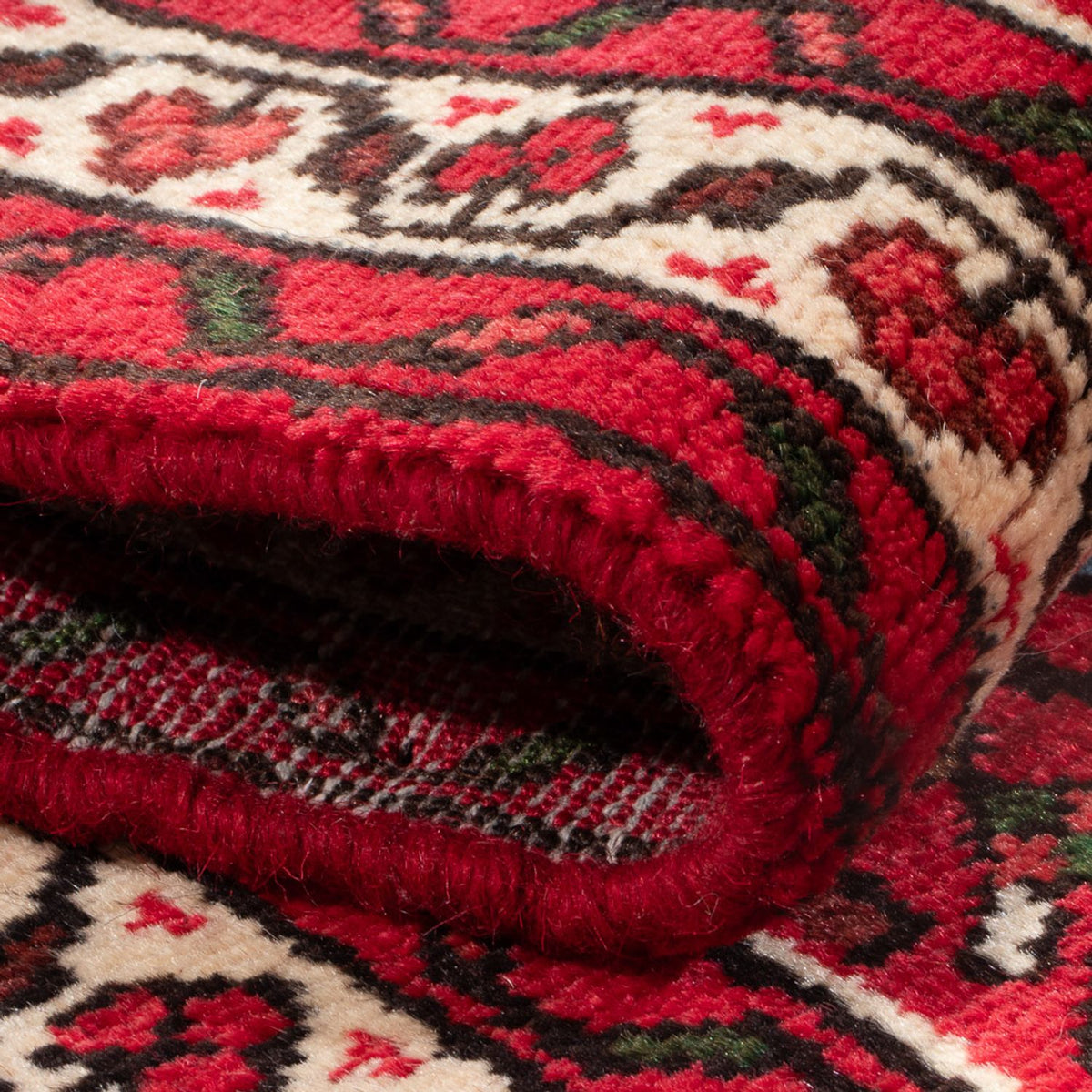 Tapis de couloir Tapis persan - Nomadic - 290 x 76 cm - rouge