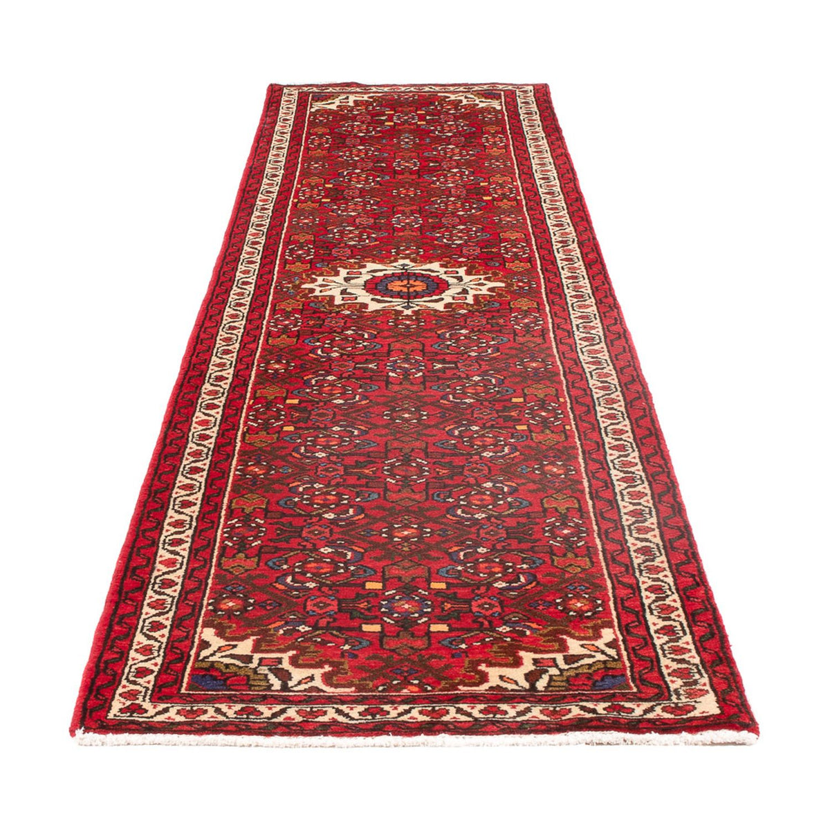 Tapis de couloir Tapis persan - Nomadic - 290 x 76 cm - rouge