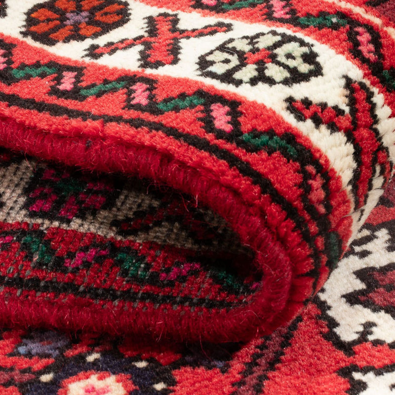 Tapis de couloir Tapis persan - Nomadic - 245 x 76 cm - rouge