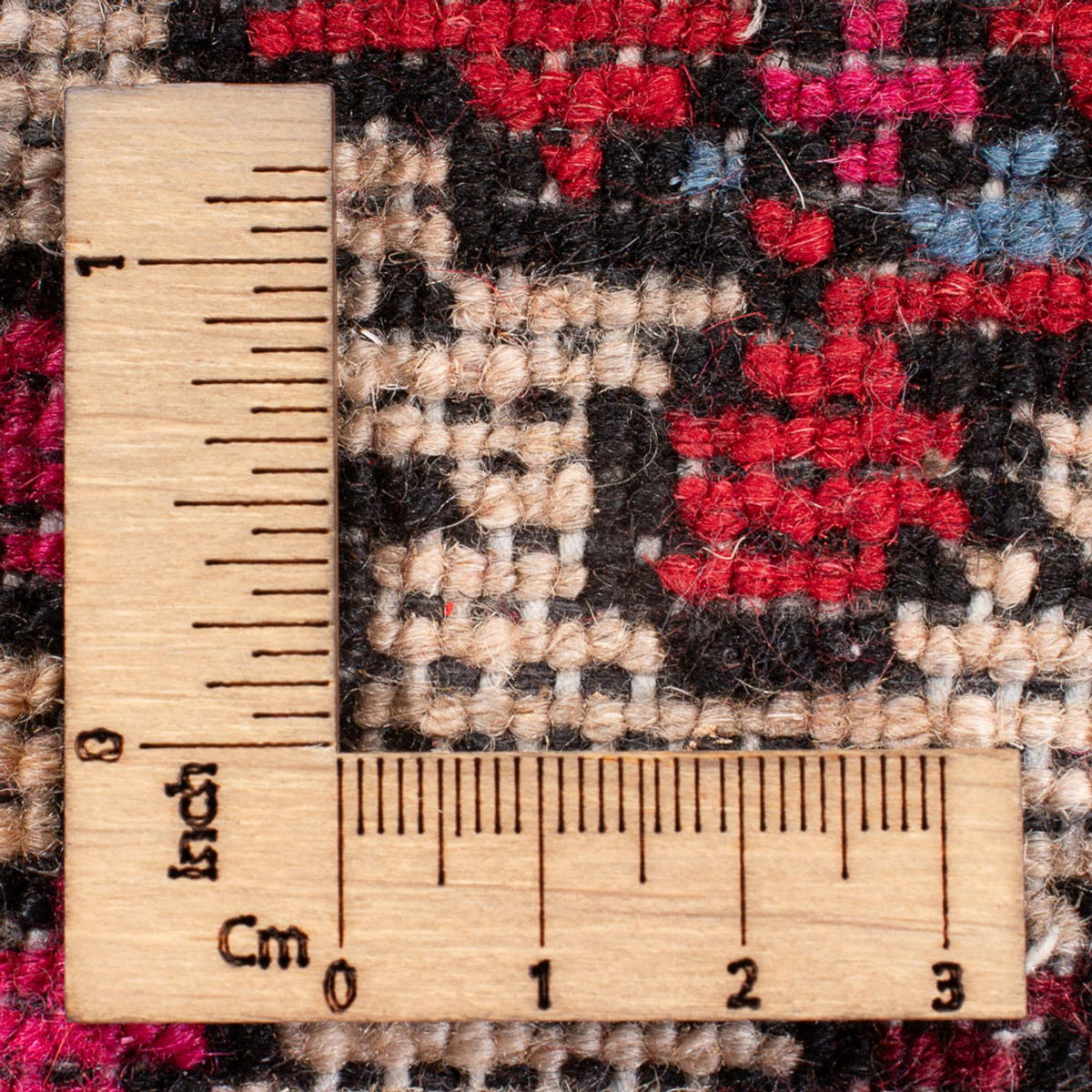 Tapis de couloir Tapis persan - Nomadic - 245 x 76 cm - rouge