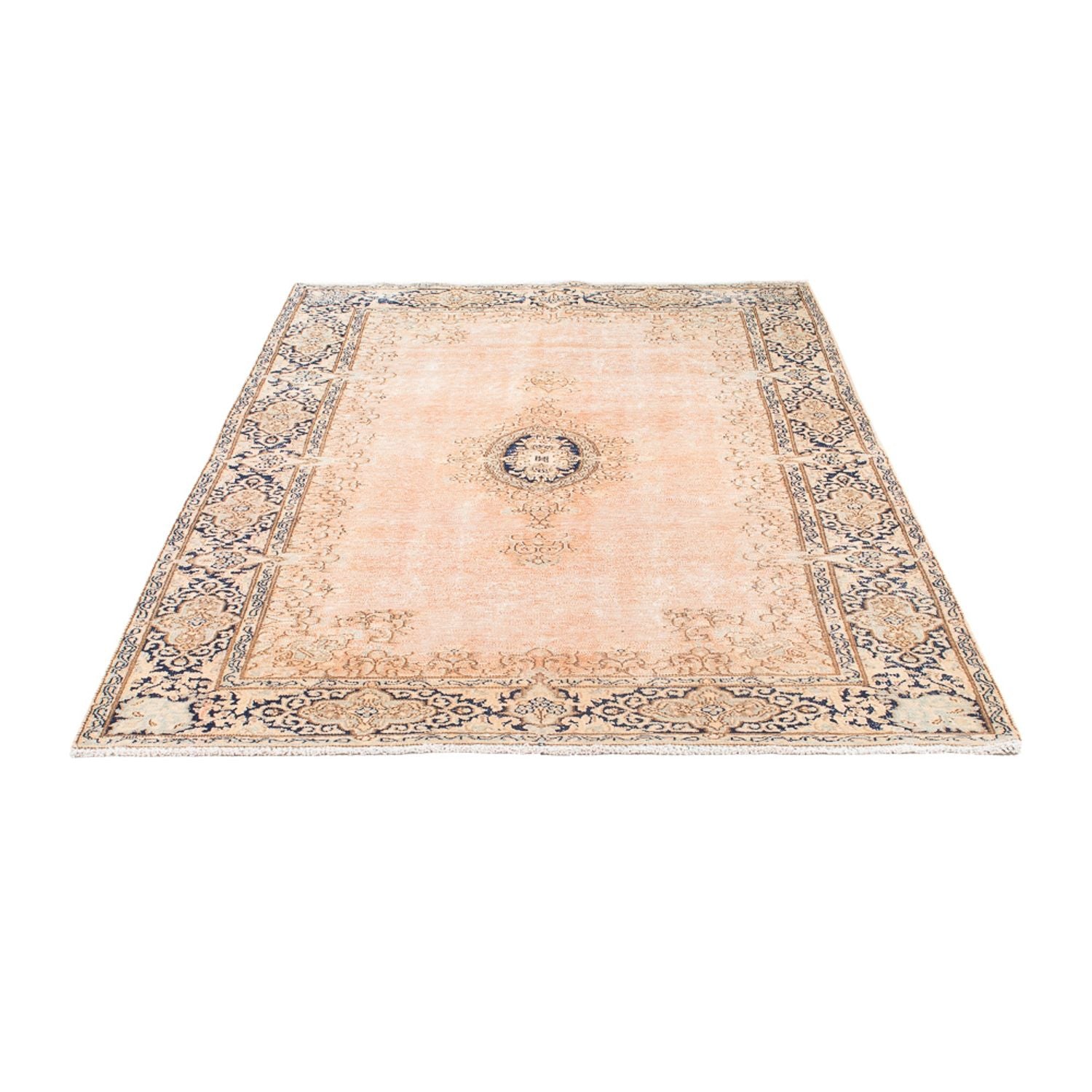 Tapis vintage - 212 x 122 cm - rose